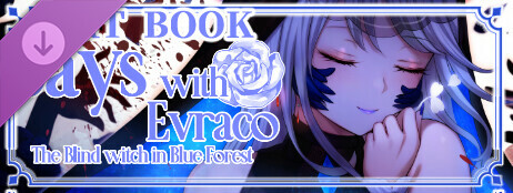 Days with Evraco: The Blind witch in Blue Forest DLC- Artbook cover art