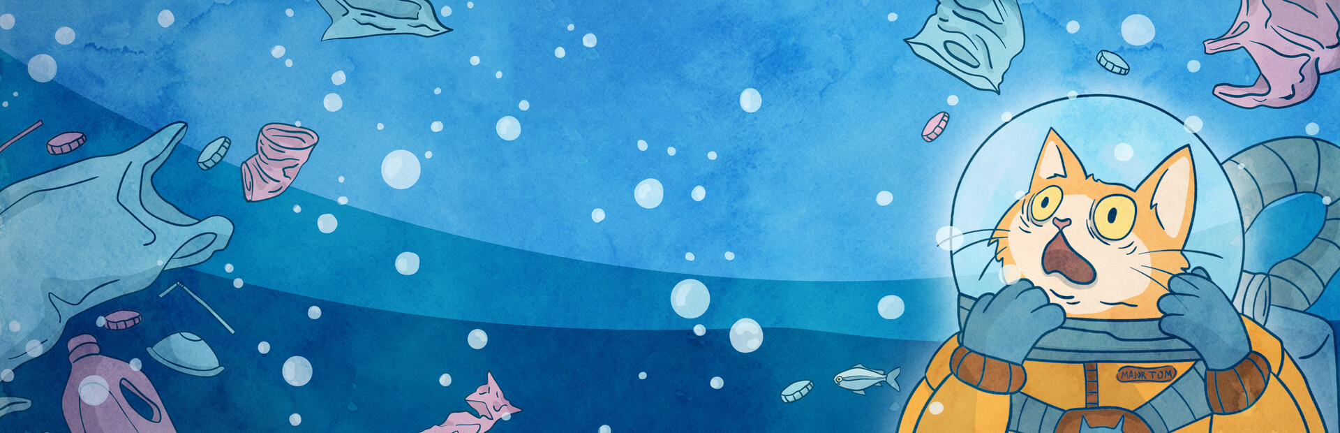 Cat Clean Ocean