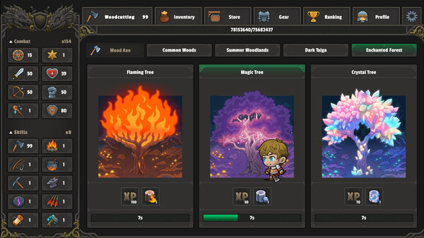 Screenshot of Rune Legacy Idle