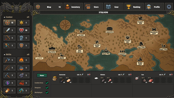 Screenshot of Rune Legacy Idle