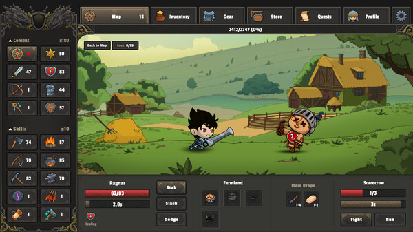 Screenshot of Rune Legacy Idle