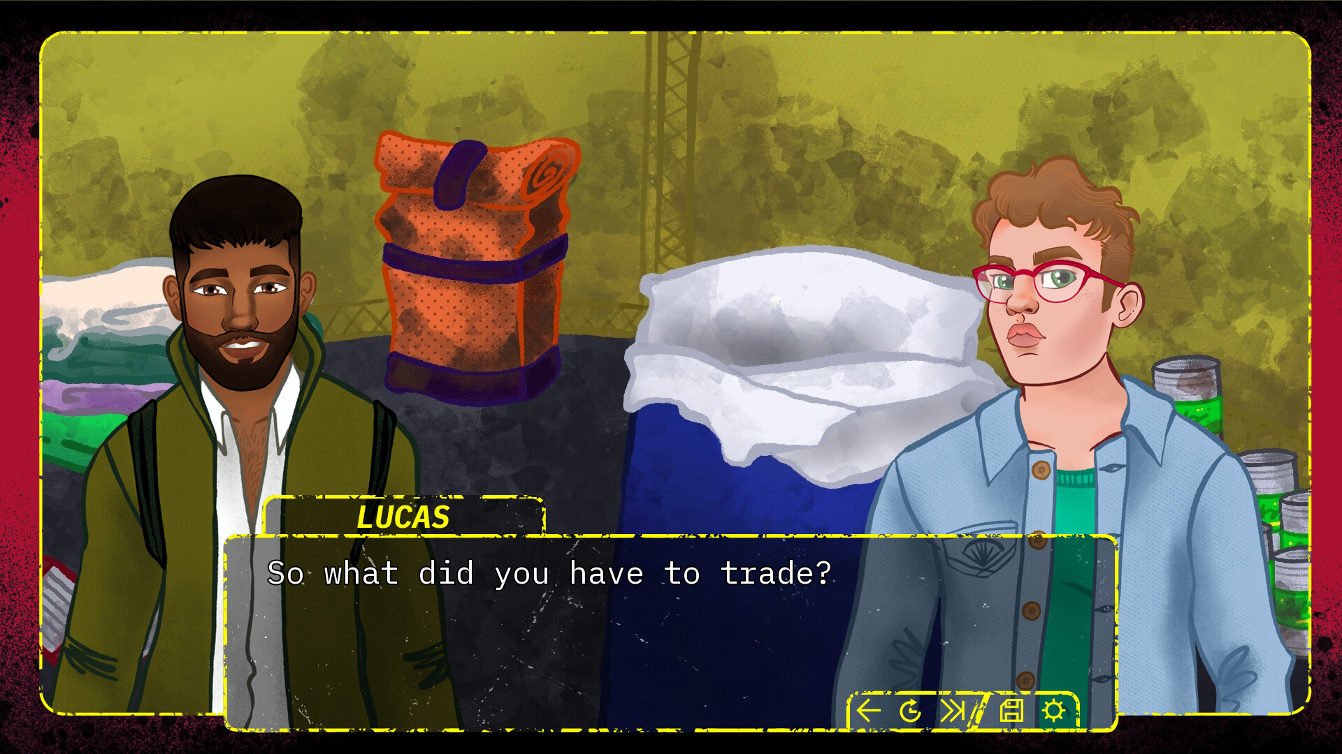 DESERT OF ASH: a Post-Apocalyptic Gay Sex Simulator screenshot #1