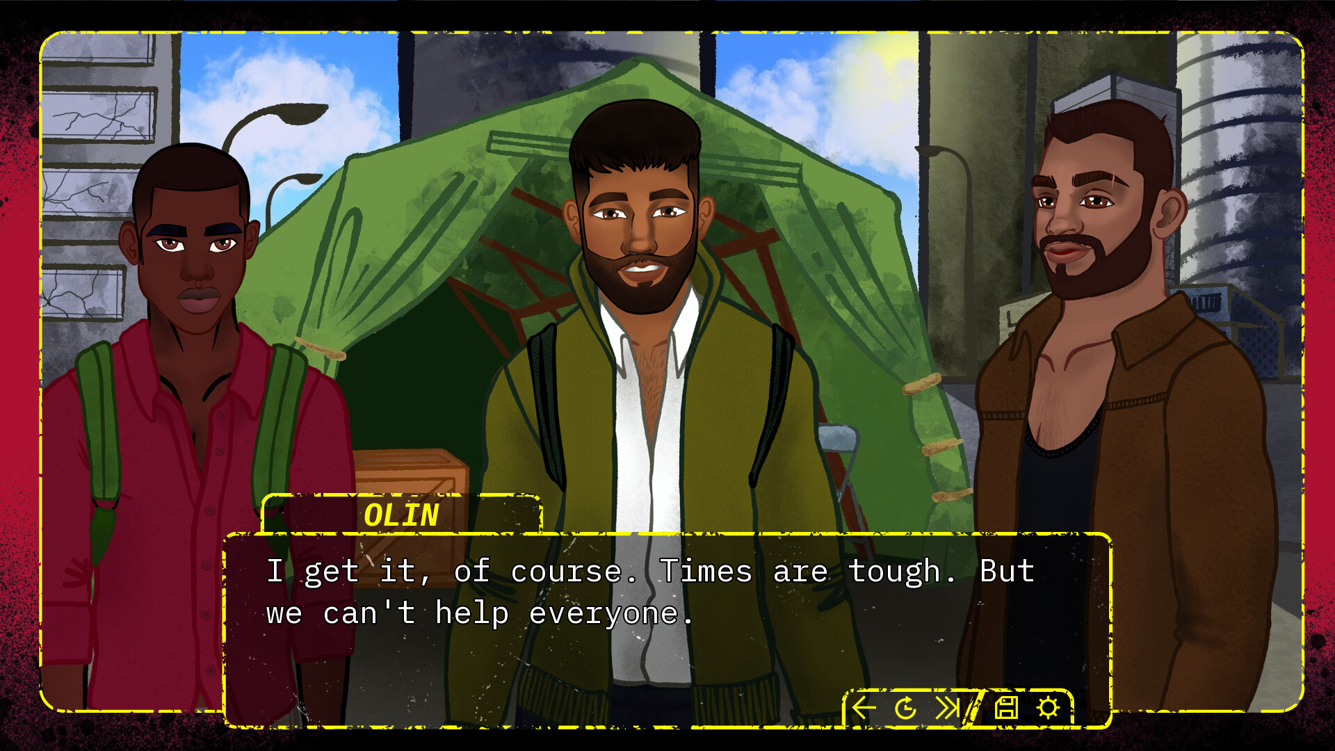 DESERT OF ASH: a Post-Apocalyptic Gay Sex Simulator screenshot #7