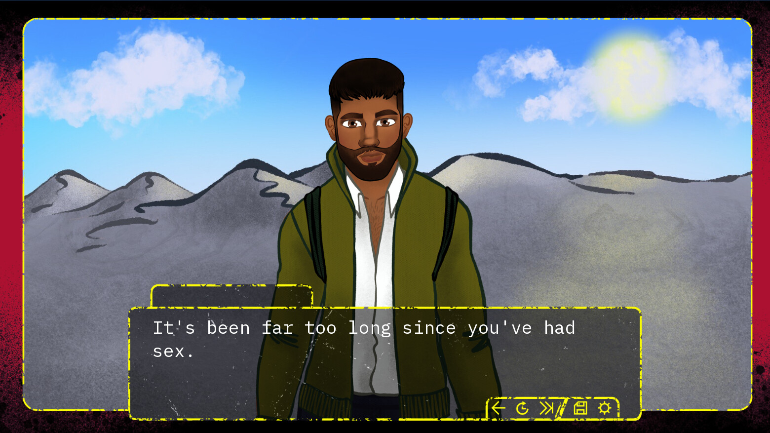 DESERT OF ASH: a Post-Apocalyptic Gay Sex Simulator screenshot #3