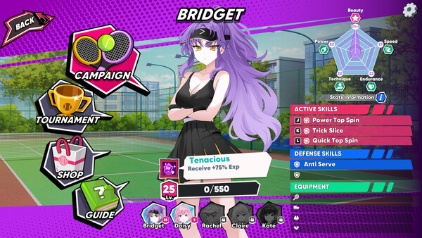 Academy Love Saga: Tennis Angels game for windows Pc 1