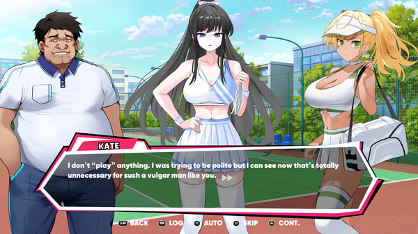 Screenshot of Academy Love Saga: Tennis Angels