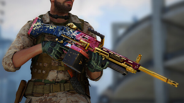 Скриншот из World War Z: Aftermath - Golden Bloom Weapon Skins Pack