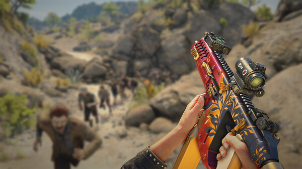 Скриншот из World War Z: Aftermath - Golden Bloom Weapon Skins Pack