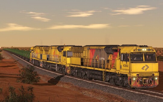 Trainz 2022 DLC - C44aci Locomotive - Aurizon Pack