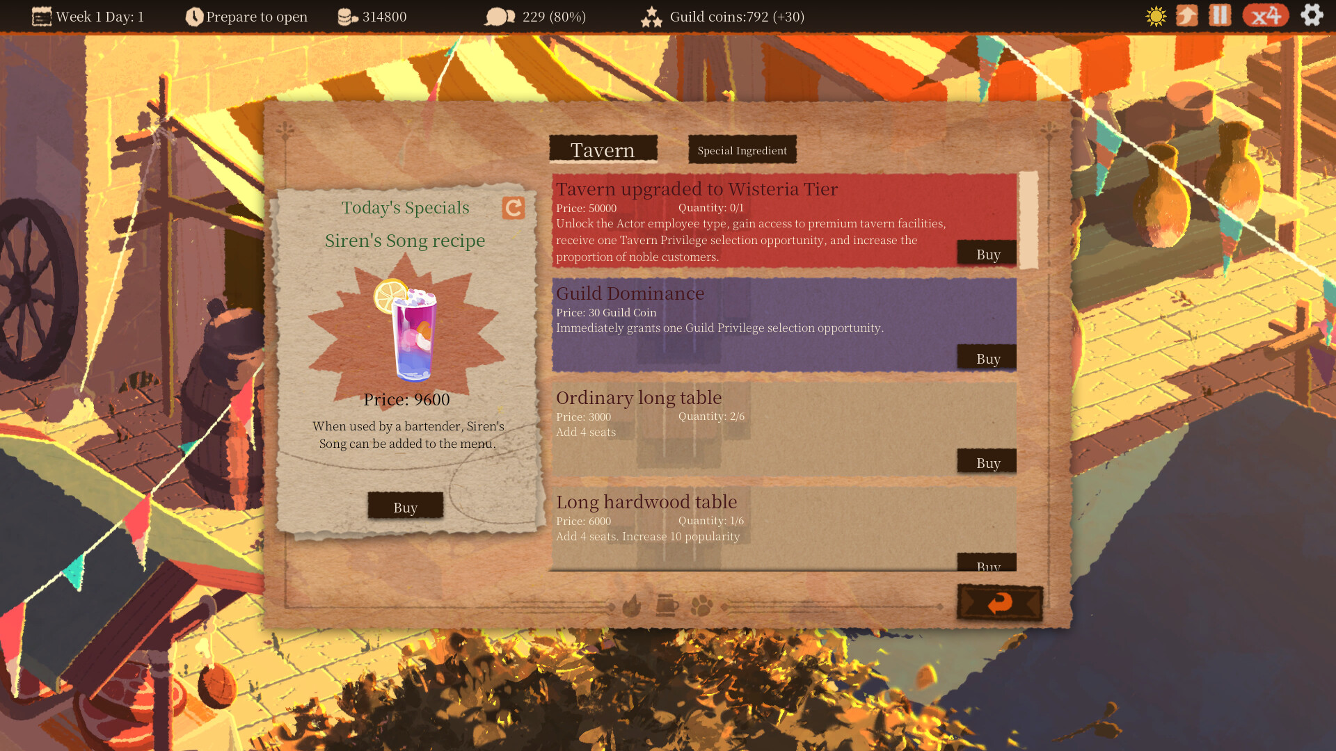 #3. 白影酒馆 Tavern Revisited (Steam) By: Stray Dog Game Studio