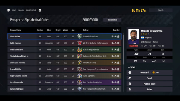 Draft Fever Bowl screenshot 4
