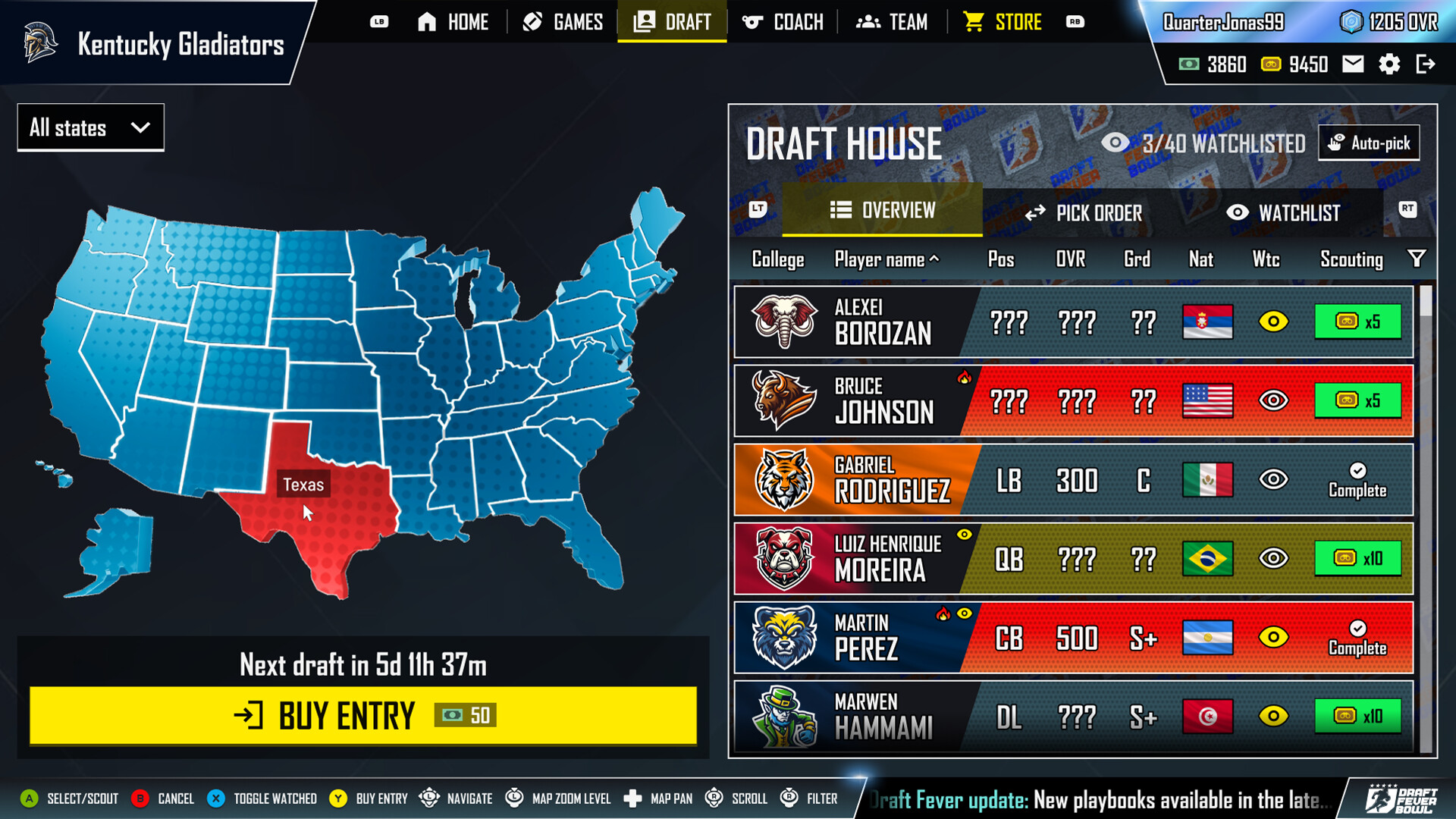 Draft Fever Bowl screenshot #3