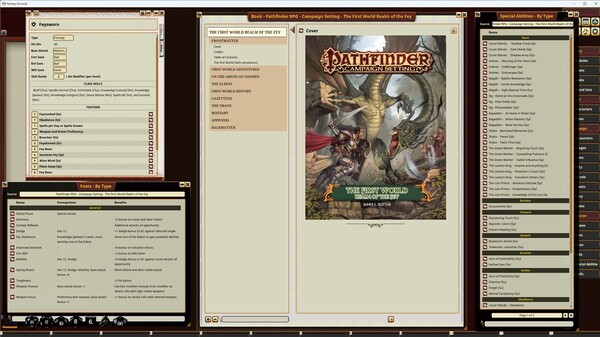 Fantasy Grounds - Pathfinder RPG - Campaign Setting: The First World, Realm of the Fey