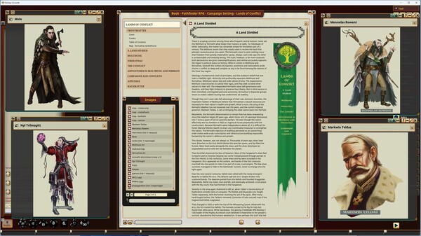Fantasy Grounds - Pathfinder RPG - Campaign Setting: Lands of Conflict