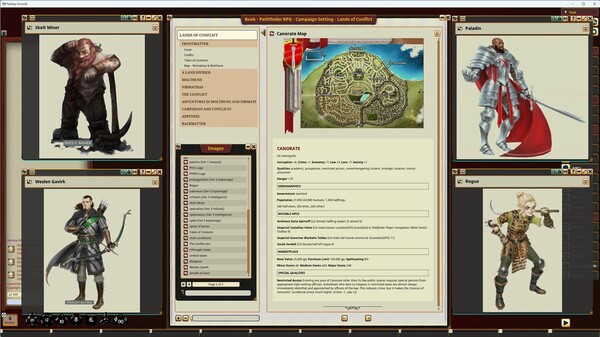 Fantasy Grounds - Pathfinder RPG - Campaign Setting: Lands of Conflict