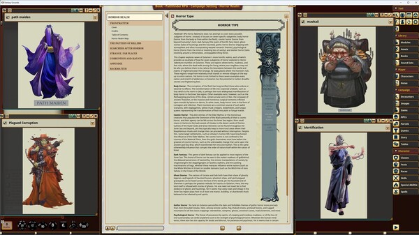 Fantasy Grounds - Pathfinder RPG - Campaign Setting: Horror Realms