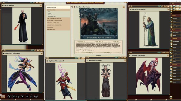 Fantasy Grounds - Pathfinder RPG - Campaign Setting: Horror Realms