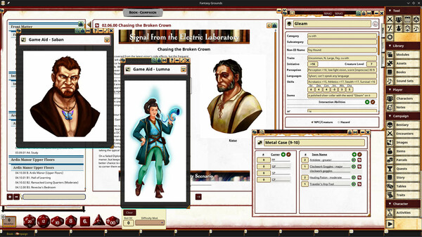 Fantasy Grounds - Pathfinder 2 RPG - Pathfinder Society Scenario 4.06 - Signal from the Electric Laboratory