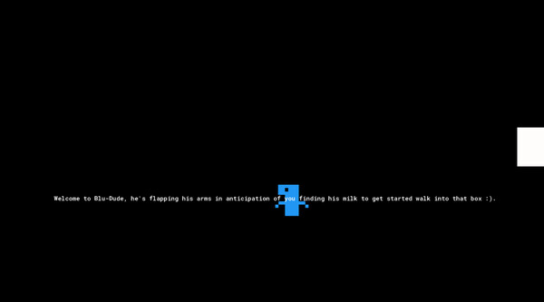 Blu-Dude In The Quest for Chocolate Milk screenshot 1