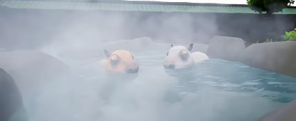 Capybara Park video 2