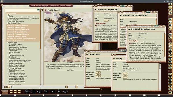 Fantasy Grounds - Pirate Campaign Compendium Revised Edition (5E)