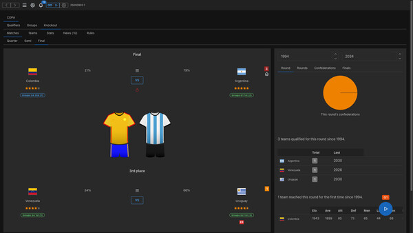 Forever World Cup Simulator screenshot 2