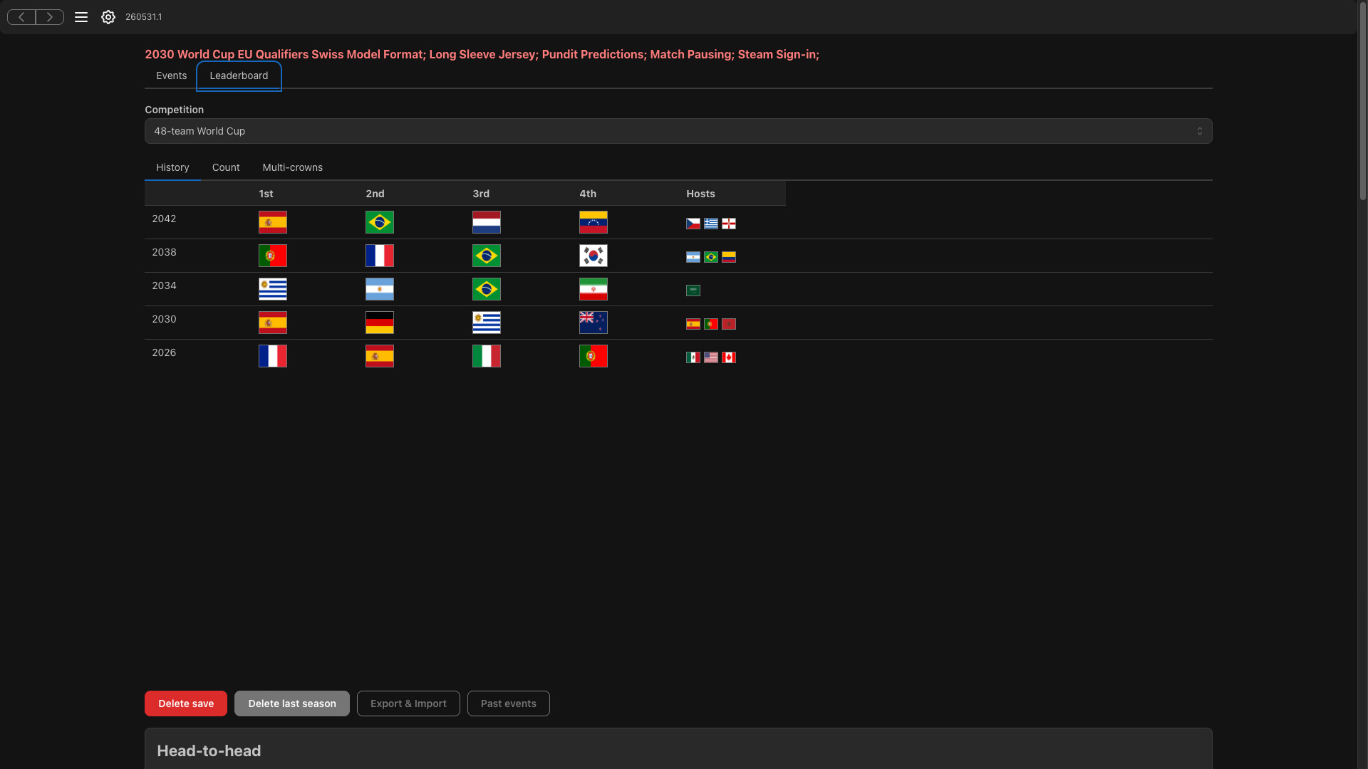 Forever World Cup Simulator screenshot 5
