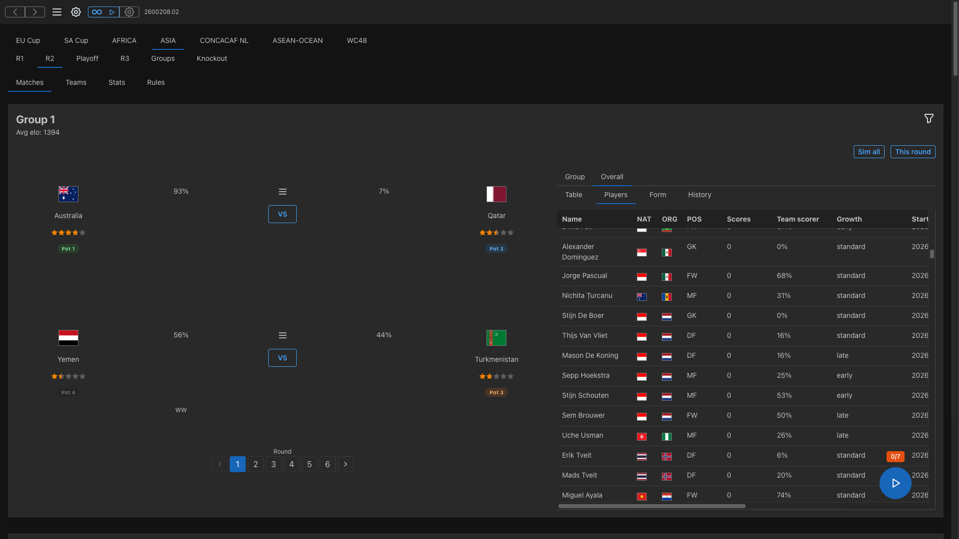 Forever World Cup Simulator screenshot #4