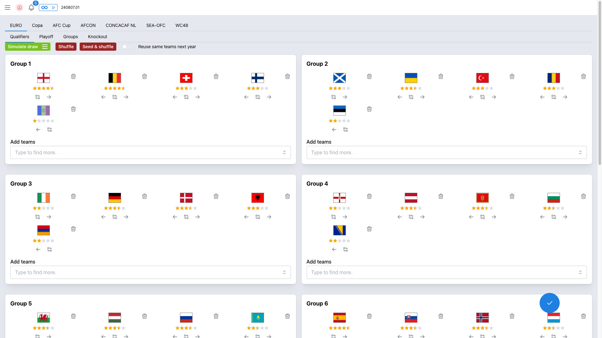 Forever World Cup Simulator screenshot 11