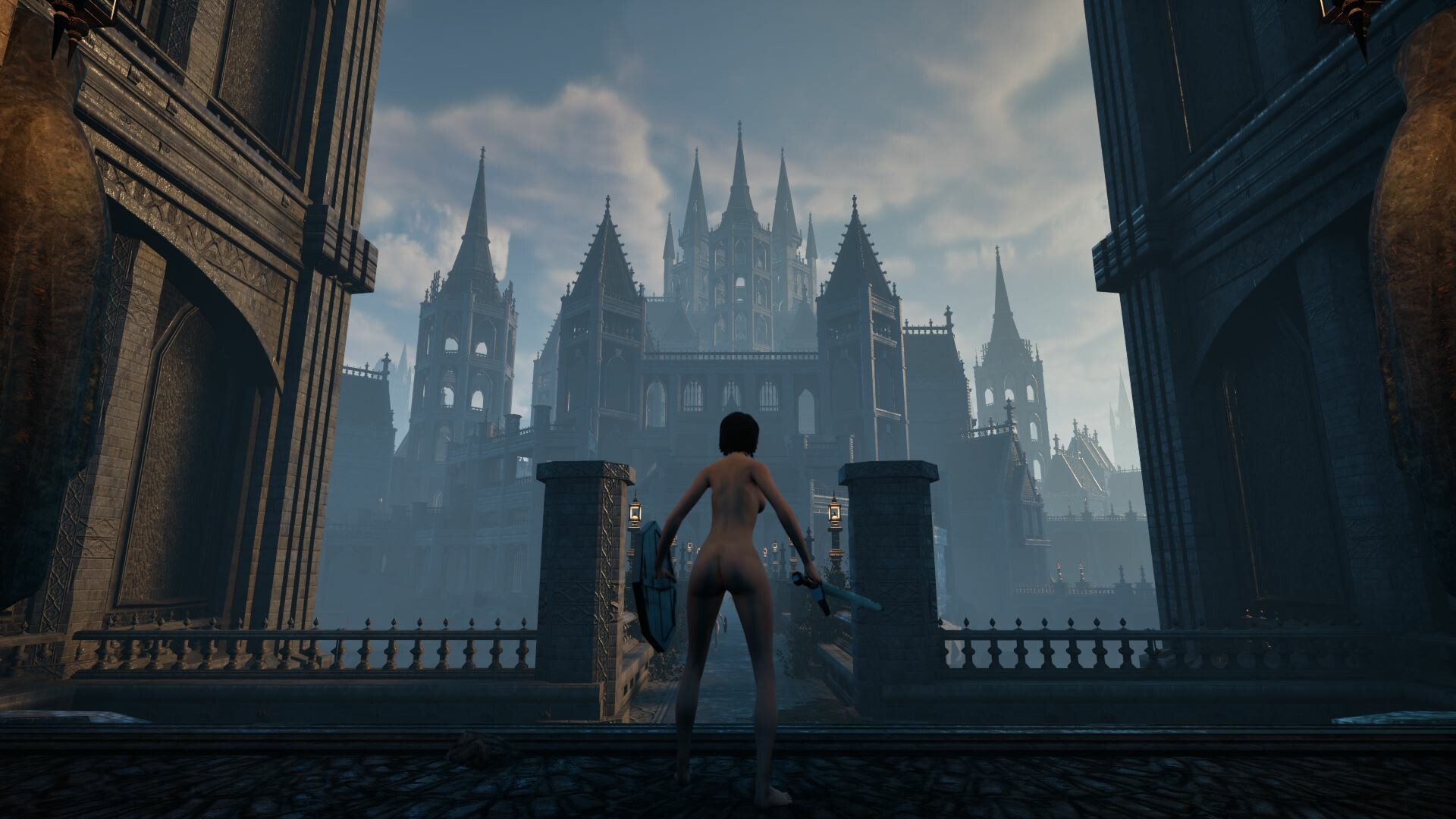 Darknesssssssssssssssss - sexy nude mode PC gameplay screenshot 2 of 5