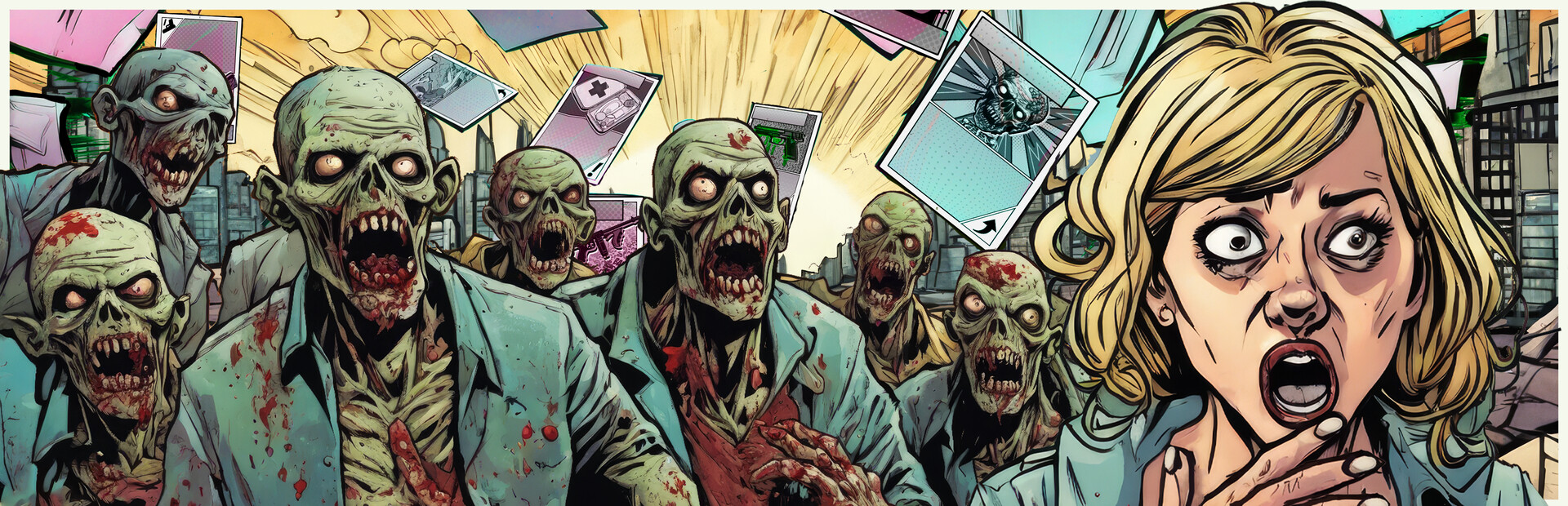 CARDS GUNS ZOMBIES