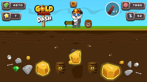Gold Mine Dash — gameplay screenshot 1