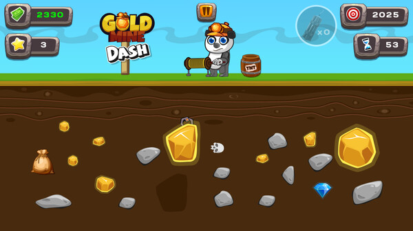 Gold Mine Dash — gameplay screenshot 2