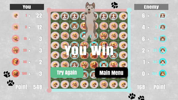Скриншот из Dog vs Cat Othello
