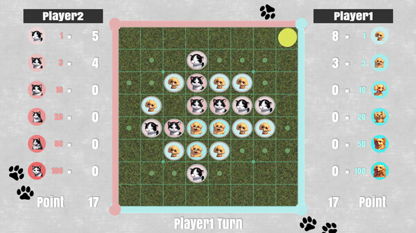 Скриншот из Dog vs Cat Othello