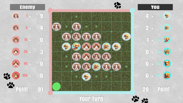 Скриншот из Dog vs Cat Othello