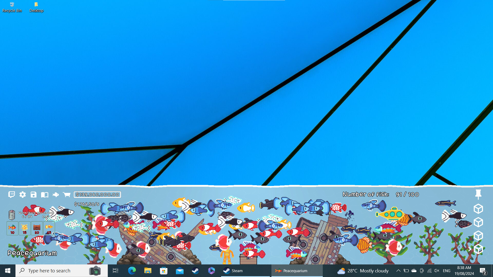 Peacequarium screenshot #1