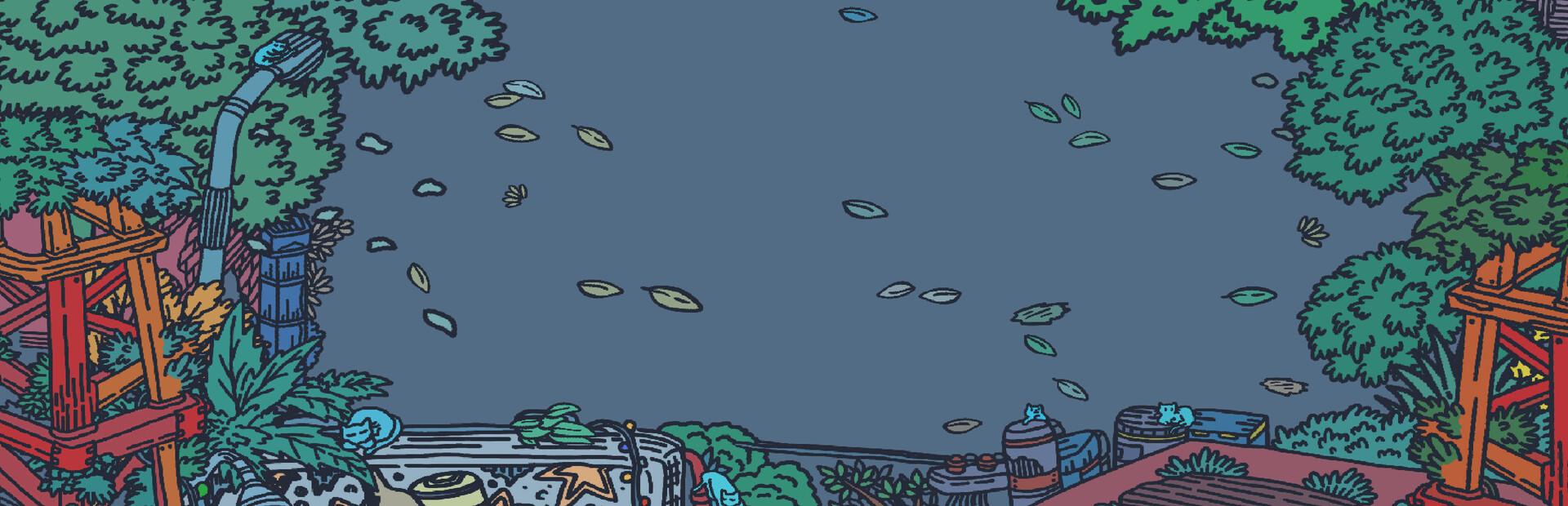 Finding Cats In Fallen Leaves Town