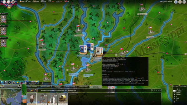 Screenshot z Civil War II: The Bloody Road South Screenshot z Civil War II: The Bloody Road South