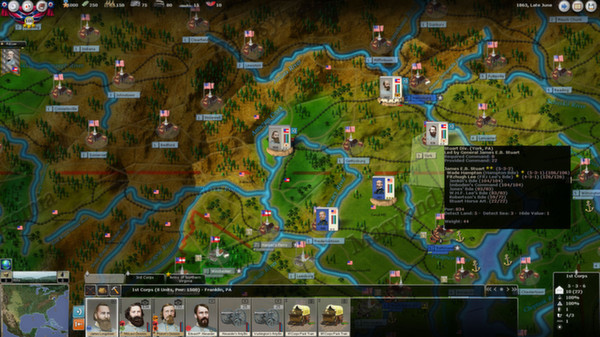 Screenshot z Civil War II: The Bloody Road South Screenshot z Civil War II: The Bloody Road South