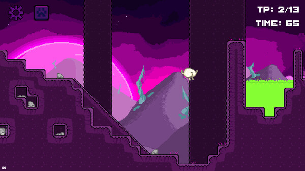 Screenshot of Butts in Space: Porcelain Peril gameplay showing in-action mechanics