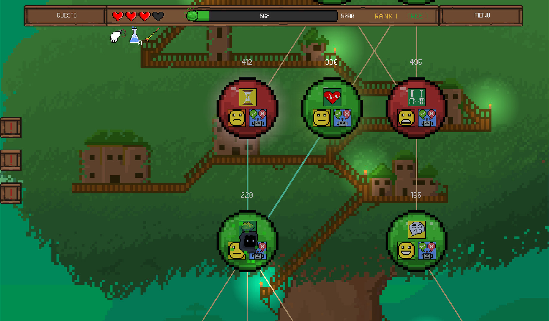 #1. Tree of Knowledge (Steam) 由: Dreaming of Pixels