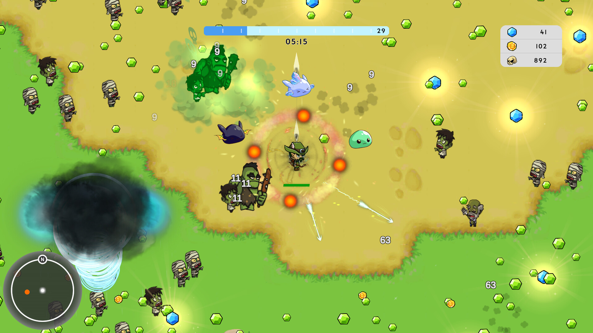 screenshot of Zombie Survivors 8