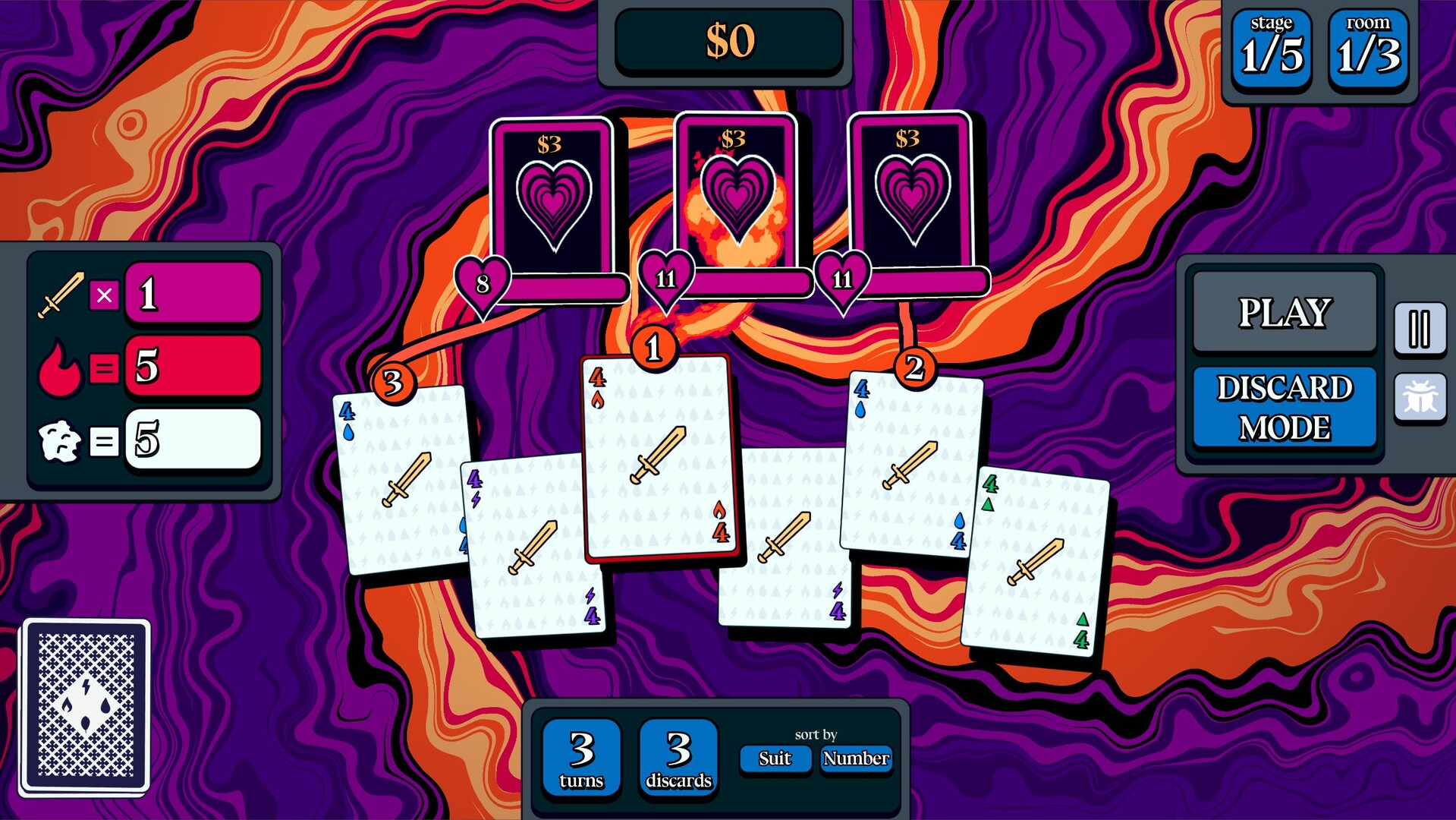 Cardinal Descent screenshot #1