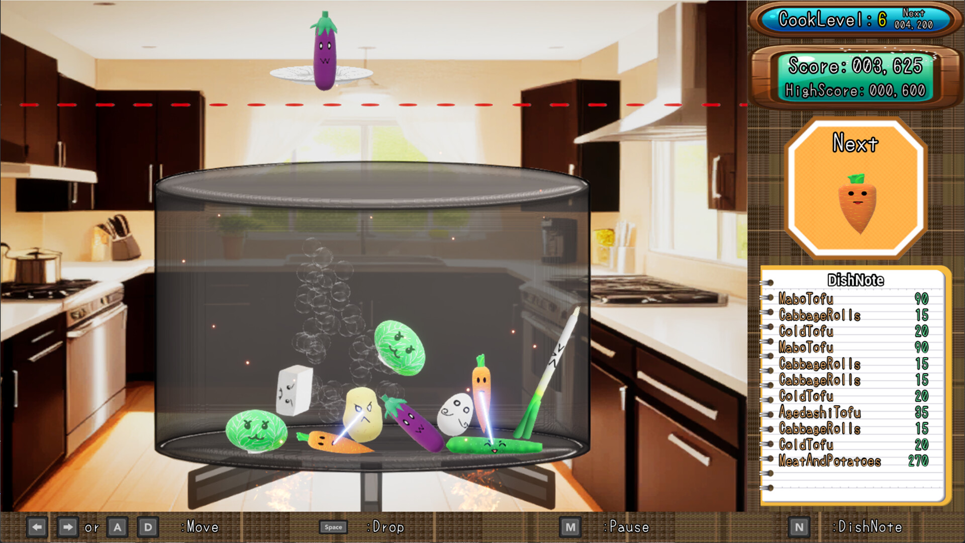 #2. Drop Cooking (Steam) Podle: Taka_Games