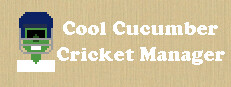 Cool Cucumber Cricket Manager
