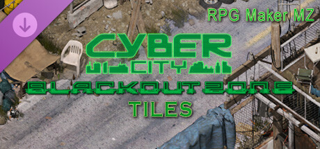 RPG Maker MZ - CyberCity BlackoutZone Tiles