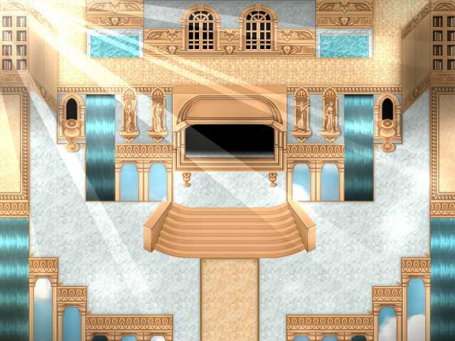 RPG Maker MZ - KR Sky Palace Tileset Featured Screenshot #1