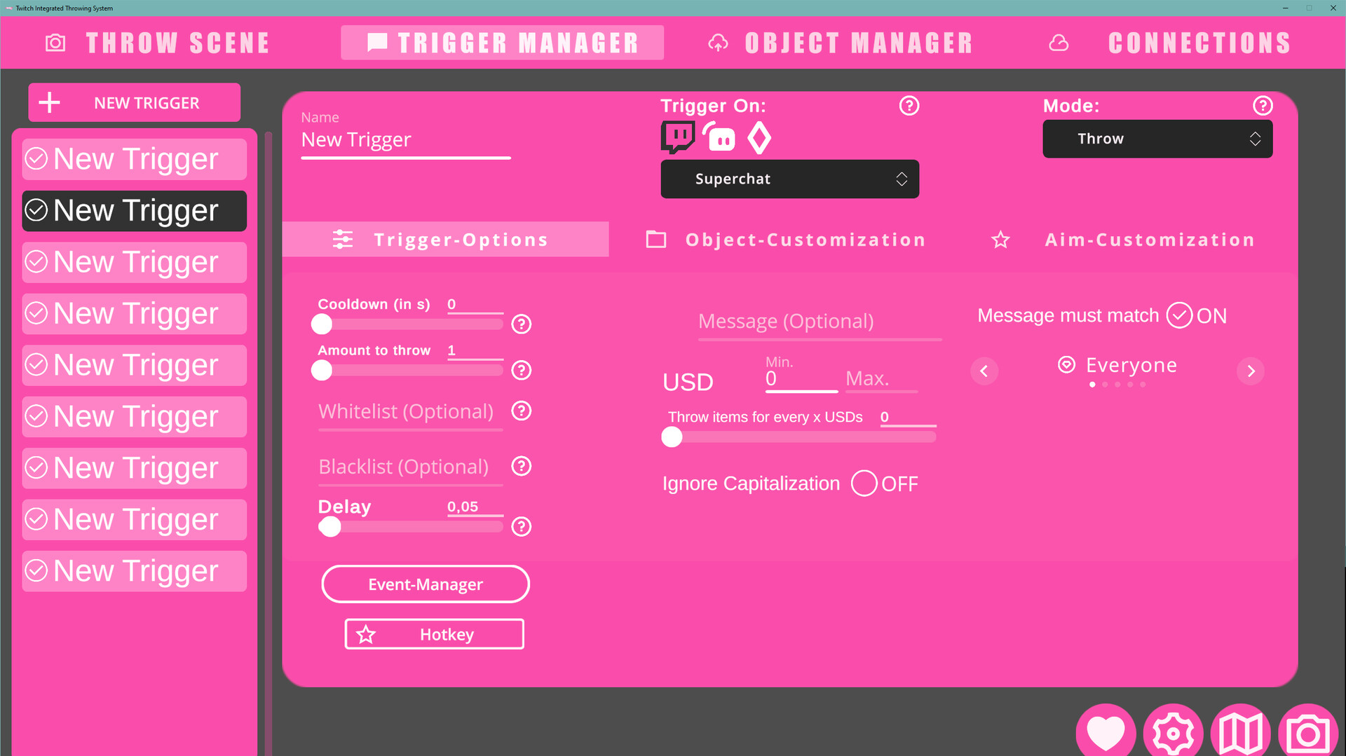 Twitch Integrated Throwing System screenshot 6