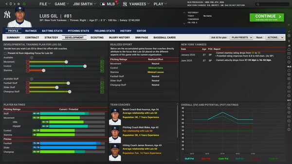 Скриншот из Out of the Park Baseball 26